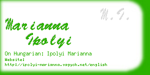 marianna ipolyi business card